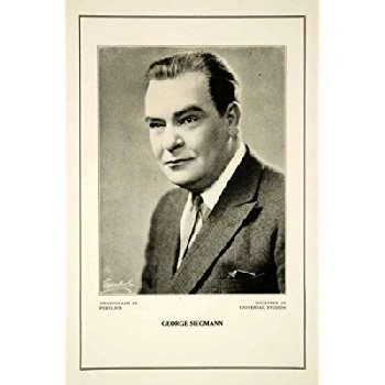 George Siegmann Biography